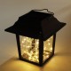 Solar Powered Lantern LED Candle Lamp Home Garden Yard Decor Outdoor Waterproof