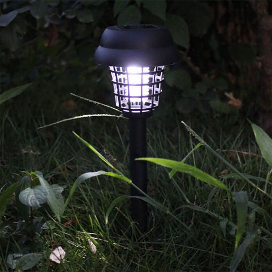 Solar Powered Outdoor Mosquito Fly Bug Insect Zapper Killer Trap Lamp Garden Solar Powered Outdoor Mosquito Fly Bug Insect Zapper Killer Trap Lamp Garden