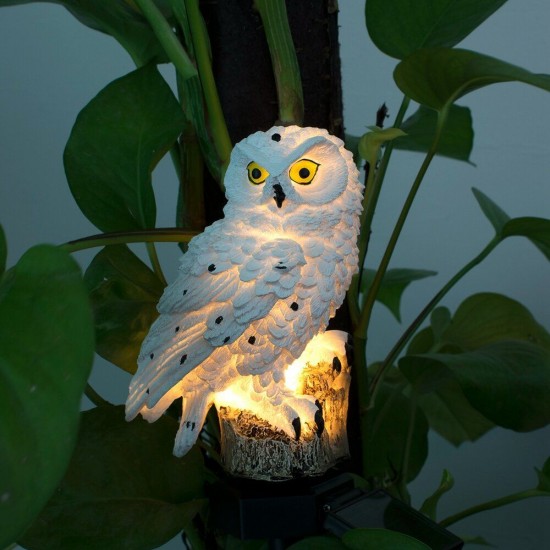 Solar Powered Owl LED Lawn Lamp Garden Decor Waterproof Landscape Light Solar Powered Owl LED Lawn Lamp Garden Decor Waterproof Landscape Light