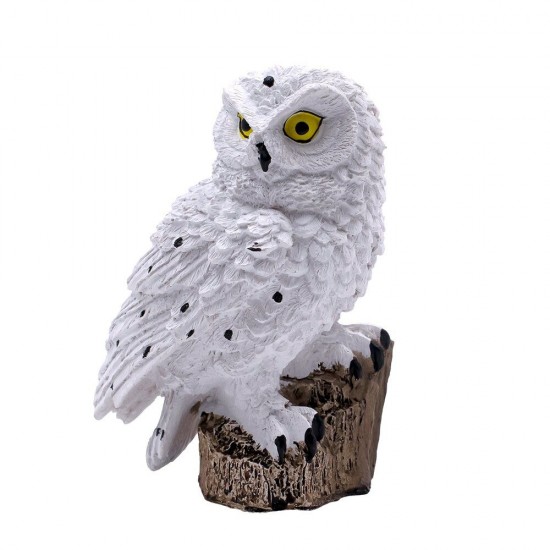 Solar Powered Owl LED Lawn Lamp Garden Decor Waterproof Landscape Light