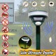 Solar Ultrasonic Deterrent Repellers Animal Snake Rat Mouse Yard Pest Control