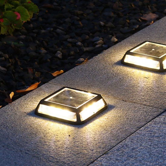 Waterproof 12 LED Solar Outdoor Ground Light Pathway Lawn Yard Stair Garden Lamp