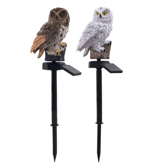 Waterproof Solar Power Owl LED Lawn Light Garden Yard Landscape Ornament Lamp Home Outdoor Decoration