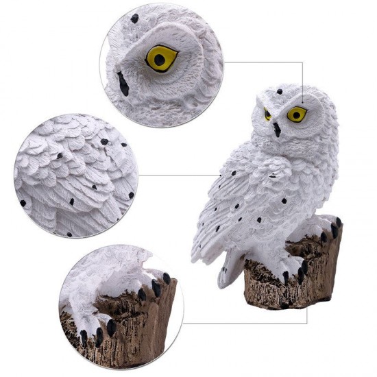 Waterproof Solar Power Owl LED Lawn Light Garden Yard Landscape Ornament Lamp Home Outdoor Decoration