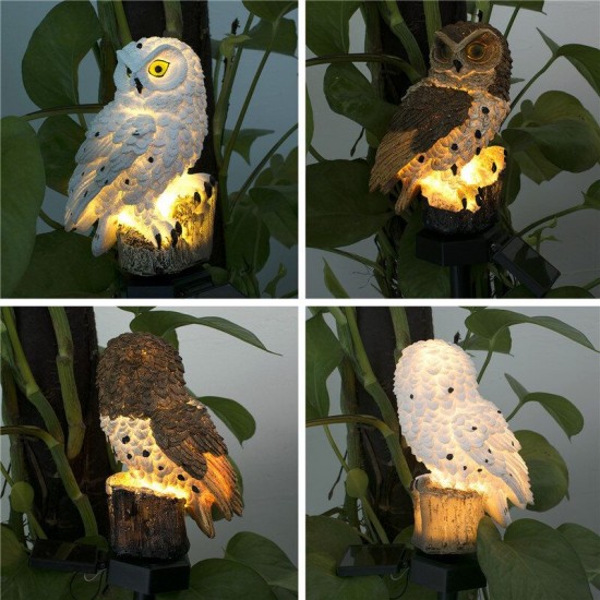 Waterproof Solar Power Owl LED Lawn Light Garden Yard Landscape Ornament Lamp Home Outdoor Decoration Waterproof Solar Power Owl LED Lawn Light Garden Yard Landscape Ornament Lamp Home Outdoor Decoration