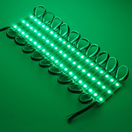 100pcs SMD5050 RGB LED Module Strip Light for Club Store Front Window Sign