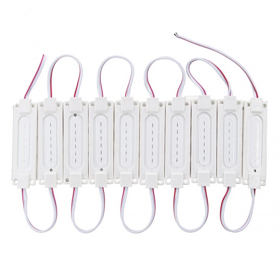 10PCS DC12V COB Warm White/Pure White/Red/Green/Blue LED Module Strip Light for Advertising Sign