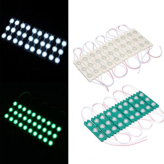 10PCS SMD2835 30 LED Module Strip Light Waterproof Rigid Lamp For Signage Store Front Windows DC12V 10PCS SMD2835 30 LED Module Strip Light Waterproof Rigid Lamp For Signage Store Front Windows DC12V