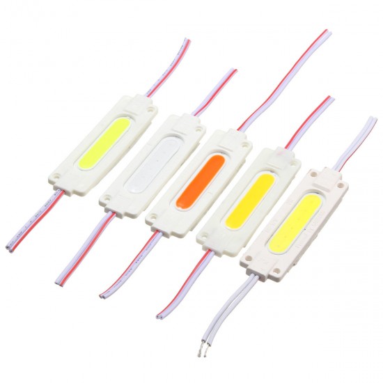 1W Waterproof COB Injection LED Module Strip Light Window Store Front Lighting Lamp DC12V