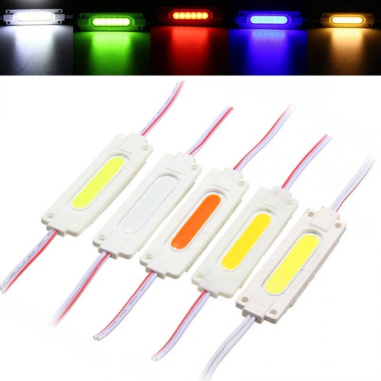 1W Waterproof COB Injection LED Module Strip Light Window Store Front Lighting Lamp DC12V 1W Waterproof COB Injection LED Module Strip Light Window Store Front Lighting Lamp DC12V