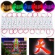 20PCS SMD5050 6LED Module Fairy Strip Waterproof Sign Design DIY Light DC12V