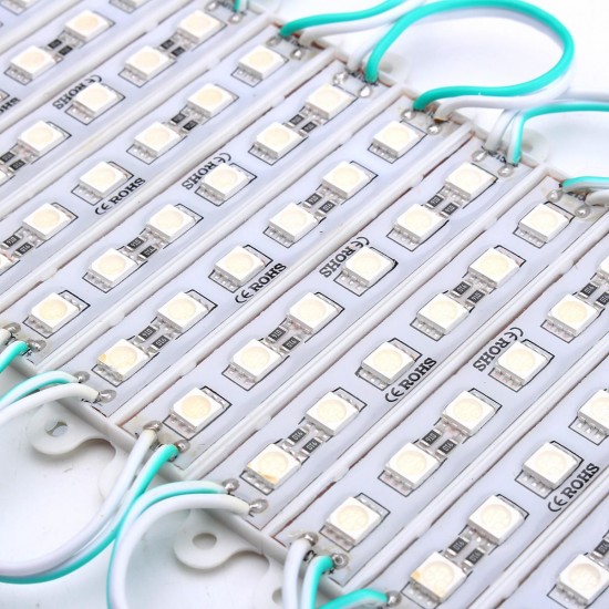 20PCS SMD5050 6LED Module Fairy Strip Waterproof Sign Design DIY Light DC12V 20PCS SMD5050 6LED Module Fairy Strip Waterproof Sign Design DIY Light DC12V