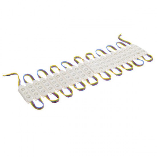 20PCS SMD5050 RGB 60 LED Module Strip Light Waterproof Bar Lamp For Signage Store Front Windows DC12V 20PCS SMD5050 RGB 60 LED Module Strip Light Waterproof Bar Lamp For Signage Store Front Windows DC12V