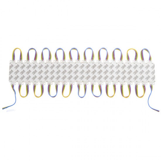 20PCS SMD5050 RGB 60 LED Module Strip Light Waterproof Bar Lamp For Signage Store Front Windows DC12V 20PCS SMD5050 RGB 60 LED Module Strip Light Waterproof Bar Lamp For Signage Store Front Windows DC12V