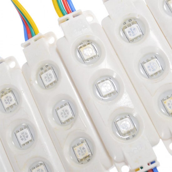 20PCS SMD5050 RGB 60 LED Module Strip Light Waterproof Bar Lamp For Signage Store Front Windows DC12V 20PCS SMD5050 RGB 60 LED Module Strip Light Waterproof Bar Lamp For Signage Store Front Windows DC12V
