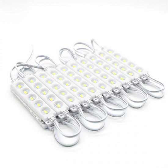 20PCS SMD5630 Pure White 100 LED Module Strip Light Waterproof Signage Store Front Rigid Lamp DC12V