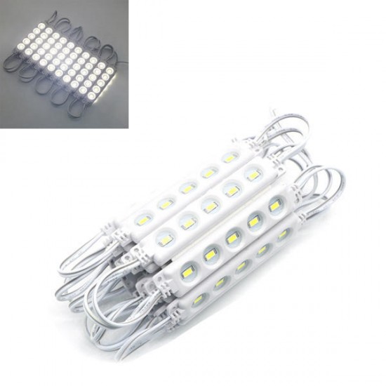 20PCS SMD5630 Pure White 100 LED Module Strip Light Waterproof Signage Store Front Rigid Lamp DC12V 20PCS SMD5630 Pure White 100 LED Module Strip Light Waterproof Signage Store Front Rigid Lamp DC12V