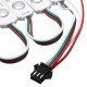 20PCS WS2811 DC12V 3LED 5050 RGB SMD LED Module Strip Light Front Window Sign + 14Keys Remote Control 20PCS WS2811 DC12V 3LED 5050 RGB SMD LED Module Strip Light Front Window Sign + 14Keys Remote Control