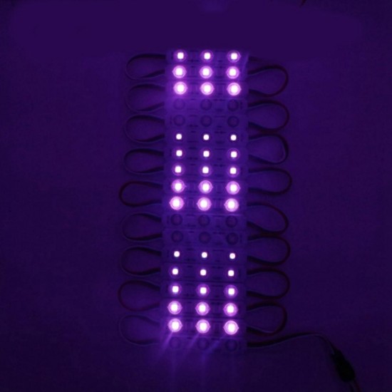 20PCS WS2811 DC12V 3LED 5050 RGB SMD LED Module Strip Light Front Window Sign + 14Keys Remote Control