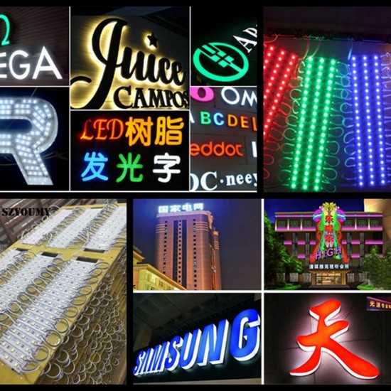 20PCS WS2811 DC12V 3LED 5050 RGB SMD LED Module Strip Light Front Window Sign + 14Keys Remote Control 20PCS WS2811 DC12V 3LED 5050 RGB SMD LED Module Strip Light Front Window Sign + 14Keys Remote Control