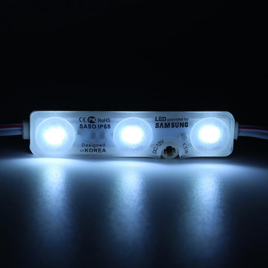 25PCS SMD5730 37.5W Pure White LED Module Strip Light for Outdoor Advertisement DC12V