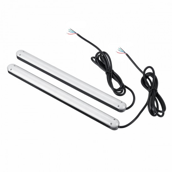 2PCS Car Motorcycle 36LED Turn Signal Flowing LED Strip Light White&Yellow 12V 2PCS Car Motorcycle 36LED Turn Signal Flowing LED Strip Light White&Yellow 12V