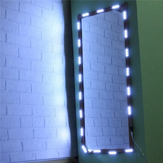 3M SMD5630 Waterproof White LED Module Strip Light Kit Mirror Signage Lamp + Adapter DC12V 3M SMD5630 Waterproof White LED Module Strip Light Kit Mirror Signage Lamp + Adapter DC12V