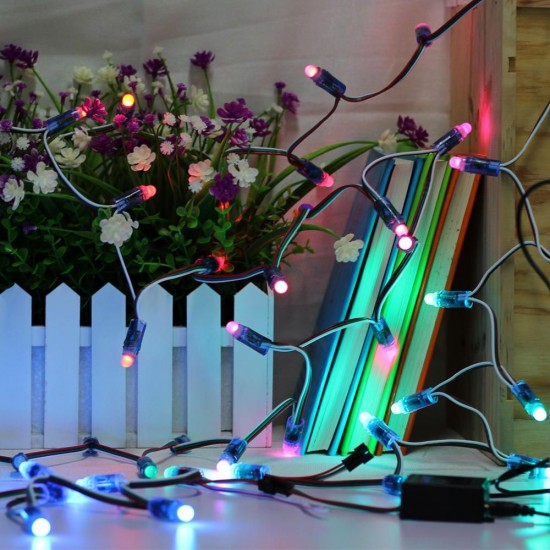 50PCS 5M 21W WS2811 IP68 Full Color RGB LED Pixel Module Strip Light with 17keys Remote Control DC5V 50PCS 5M 21W WS2811 IP68 Full Color RGB LED Pixel Module Strip Light with 17keys Remote Control DC5V