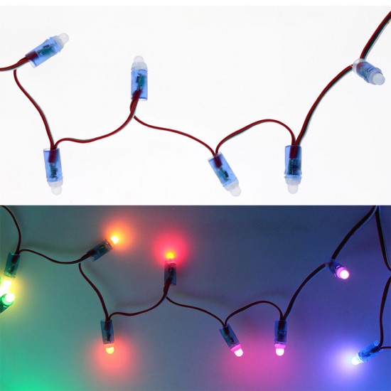 50PCS 5M 21W WS2811 IP68 Full Color RGB LED Pixel Module Strip Light with 17keys Remote Control DC5V 50PCS 5M 21W WS2811 IP68 Full Color RGB LED Pixel Module Strip Light with 17keys Remote Control DC5V