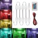 DC12V LED Van Ceiling Interior Module Strip Light Kit Waterproof Home Motorcycle Car Christmas Decoration