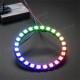 DC4-7V LED Ring 24 x WS2812 5050 RGB LED with Integrated Drivers