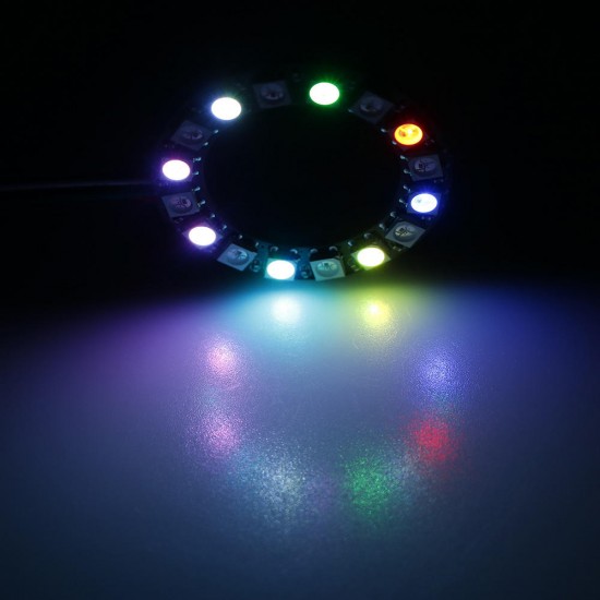 DC5V 16 Bits 5050 RGB WS2812B LED Module Strip Ring Lamp Light with Integrated Drivers Board