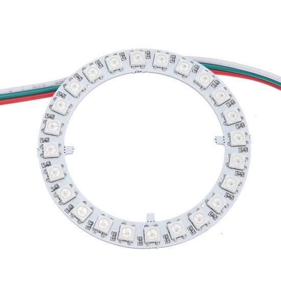 DC5V 24 Bits Pixel Ring Individually Addressable Round DIY WS2812B 5050 RGB LED Module Strip DC5V 24 Bits Pixel Ring Individually Addressable Round DIY WS2812B 5050 RGB LED Module Strip