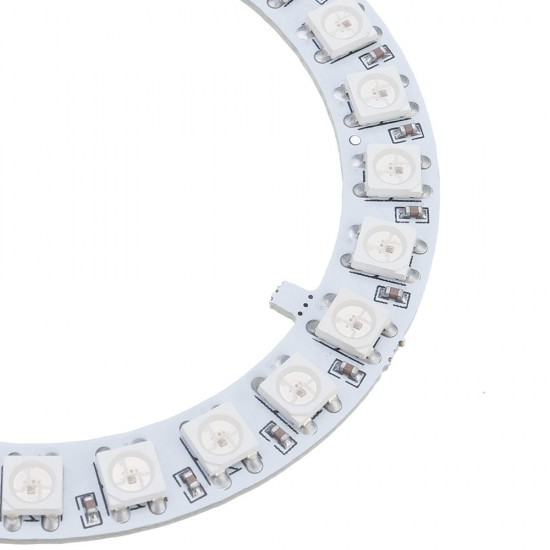 DC5V 24 Bits Pixel Ring Individually Addressable Round DIY WS2812B 5050 RGB LED Module Strip