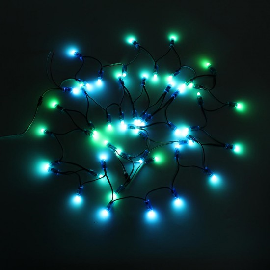 DC5V 5M 50PCS 21W WS2811 RGB IP68 Full Color LED Pixel Module Strip Light with DC Connector DC5V 5M 50PCS 21W WS2811 RGB IP68 Full Color LED Pixel Module Strip Light with DC Connector