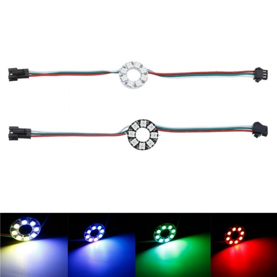 DC5V 8 Bits WS2812B 5050 RGB DIY LED Module Strip Ring Pixel Light with Integrated Drivers Board DC5V 8 Bits WS2812B 5050 RGB DIY LED Module Strip Ring Pixel Light with Integrated Drivers Board