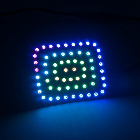 DC5V WS2812B 5050 RGB Rectangle Pixel Digital Individually Addressable LED Module Strip Light DC5V