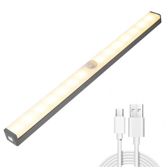 10-36LEDs Under Closet Light Motion Sensor USB Rechargeable Magnetic Strip Lamp 10-36LEDs Under Closet Light Motion Sensor USB Rechargeable Magnetic Strip Lamp