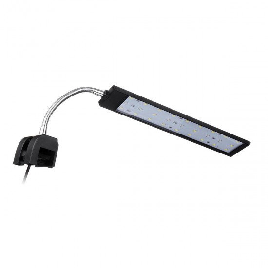 100-240V 10W Clip-on LED Aquarium Light Fish Tank Decoration Lighting Lamp with White & Blue LEDs, Touch Control, 2 Modes 100-240V 10W Clip-on LED Aquarium Light Fish Tank Decoration Lighting Lamp with White & Blue LEDs, Touch Control, 2 Modes