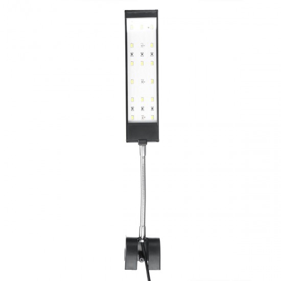 100-240V 7W Clip-on LED Aquarium Light Fish Tank Decoration Lighting Lamp with White & Blue LEDs, Touch Control, 2 Modes 100-240V 7W Clip-on LED Aquarium Light Fish Tank Decoration Lighting Lamp with White & Blue LEDs, Touch Control, 2 Modes