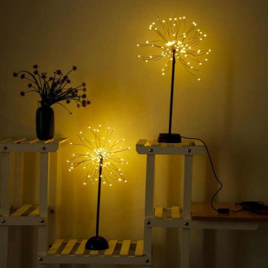 100 LED Dandelions Lamp USB Firework Night Light Garden Wedding Party Christmas 100 LED Dandelions Lamp USB Firework Night Light Garden Wedding Party Christmas