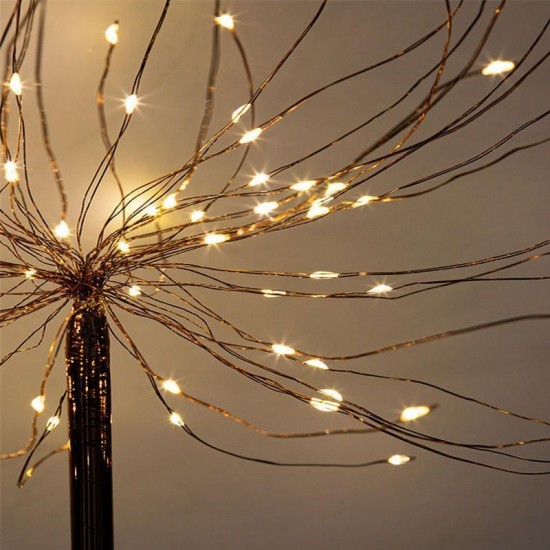 100 LED Dandelions Lamp USB Firework Night Light Garden Wedding Party Christmas