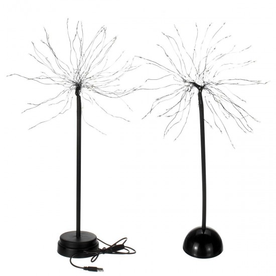 100 LED Dandelions Lamp USB Firework Night Light Garden Wedding Party Christmas