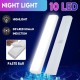 10LED Auto PIR Motion Sensor Cabinet Light Wireless Sticker Night Light for Closet Wardrobe