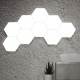 10PCS DIY Quantum LED Hexagonal Lamps Touch Magnetic Sensitive Wall Night Light AC110-240V