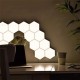 10PCS DIY Quantum LED Hexagonal Lamps Touch Magnetic Sensitive Wall Night Light AC110-240V