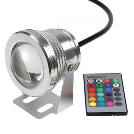 10W 12v Underwater RGB Waterproof LED Pool Light With Remote Control