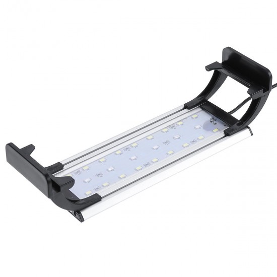 10W 20CM LED Aquarium Light Fish Tank Lamp Diming 3 Modes AC80-240V