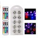 10pcs Colorful Remote LED Submersible Candle Light Waterproof Table Lamp for Wedding Party Chirstmas