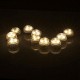 10pcs Colorful Remote LED Submersible Candle Light Waterproof Table Lamp for Wedding Party Chirstmas